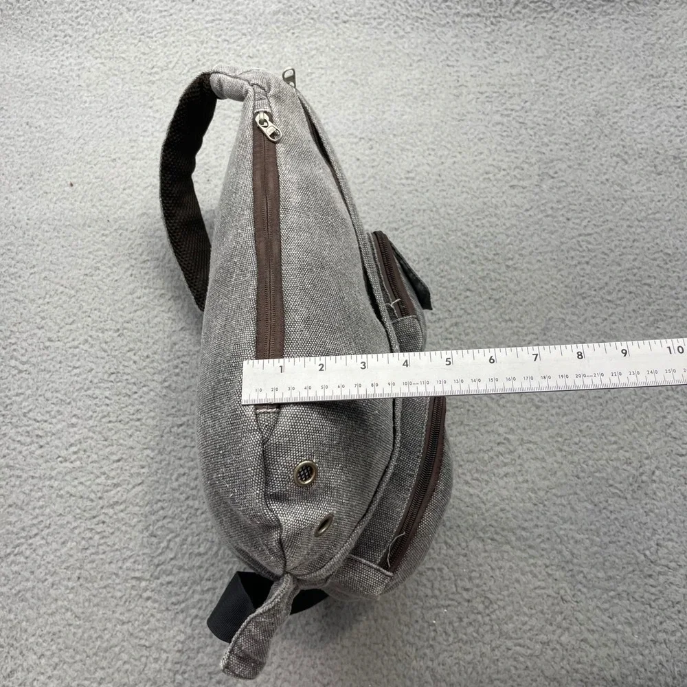 Meru Canvas Sling Backpack Crossbody Outdoor Utility Bag